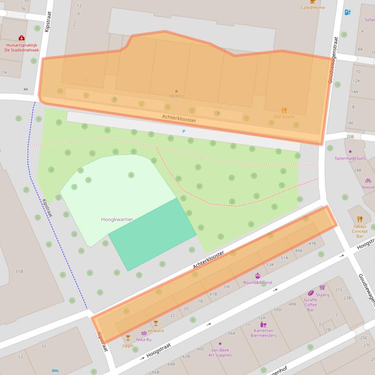 Kaart van postcodegebied 3011RA.