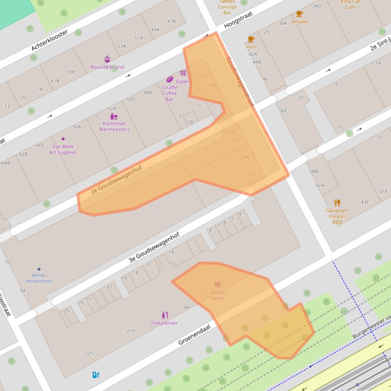 Kaart van postcodegebied 3011RH.