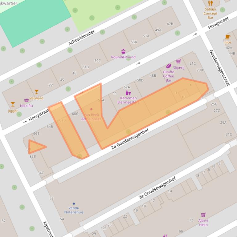Kaart van postcodegebied 3011RN.