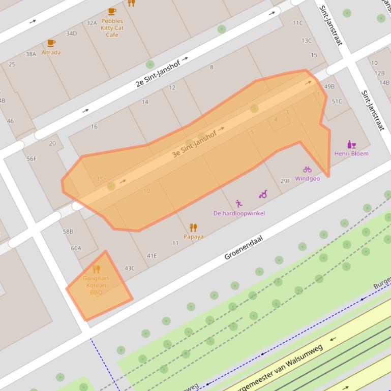 Kaart van postcodegebied 3011SH.