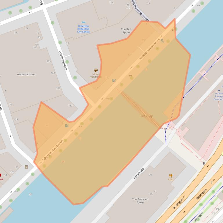 Kaart van postcodegebied 3011VA.