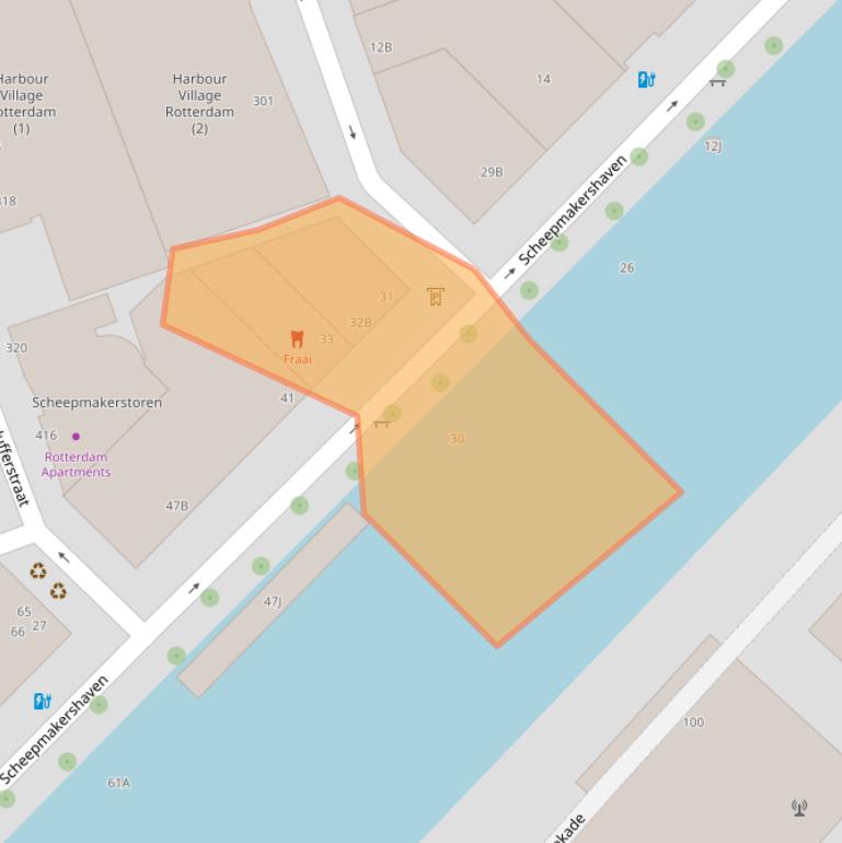 Kaart van postcodegebied 3011VB.