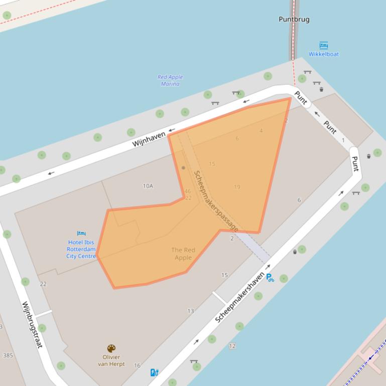 Kaart van postcodegebied 3011VH.