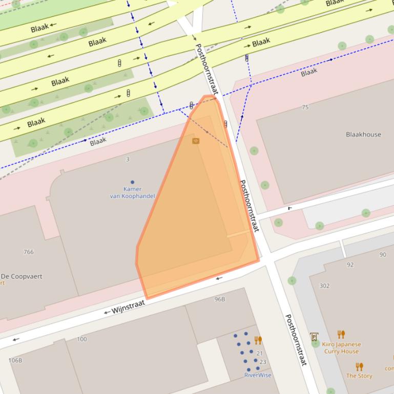 Kaart van postcodegebied 3011WC.