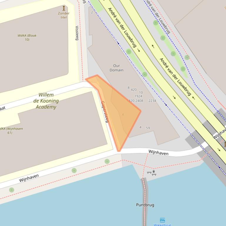 Kaart van postcodegebied 3011WW.