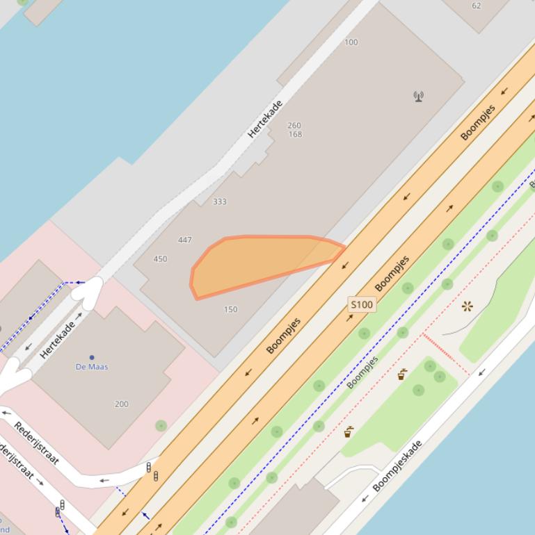 Kaart van postcodegebied 3011XC.