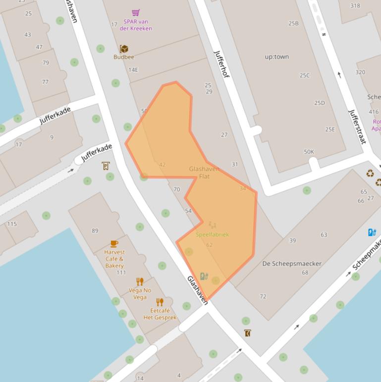 Kaart van postcodegebied 3011XK.