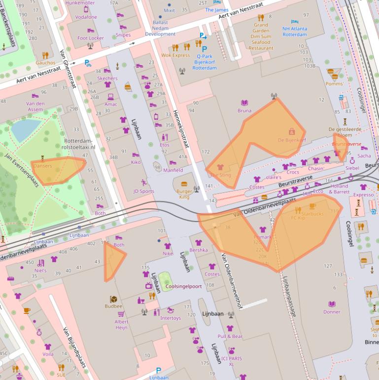 Kaart van postcodegebied 3012AH.