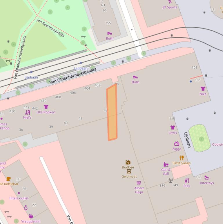 Kaart van postcodegebied 3012AK.