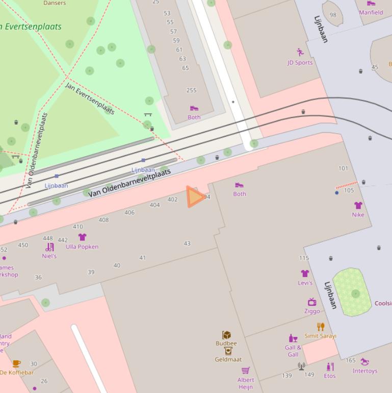 Kaart van postcodegebied 3012AL.