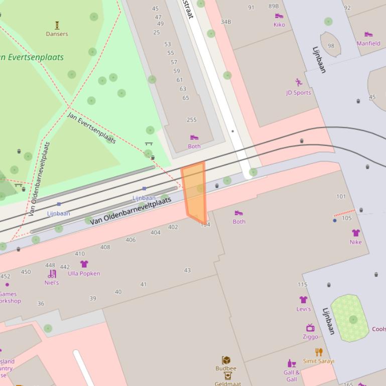 Kaart van postcodegebied 3012AN.