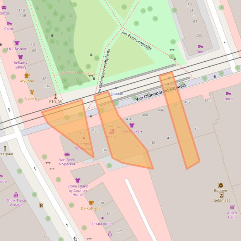 Kaart van postcodegebied 3012AP.