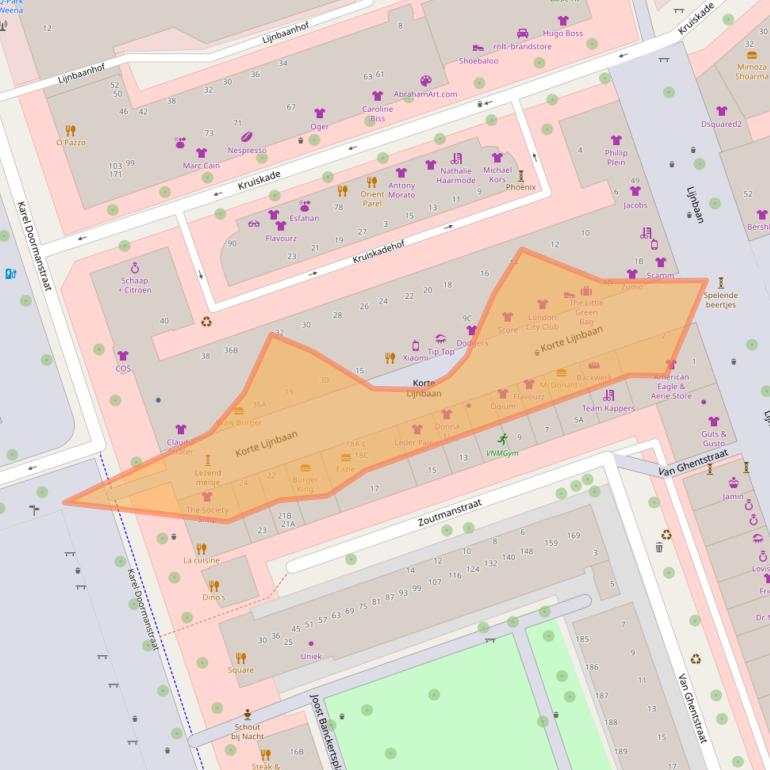 Kaart van postcodegebied 3012ED.