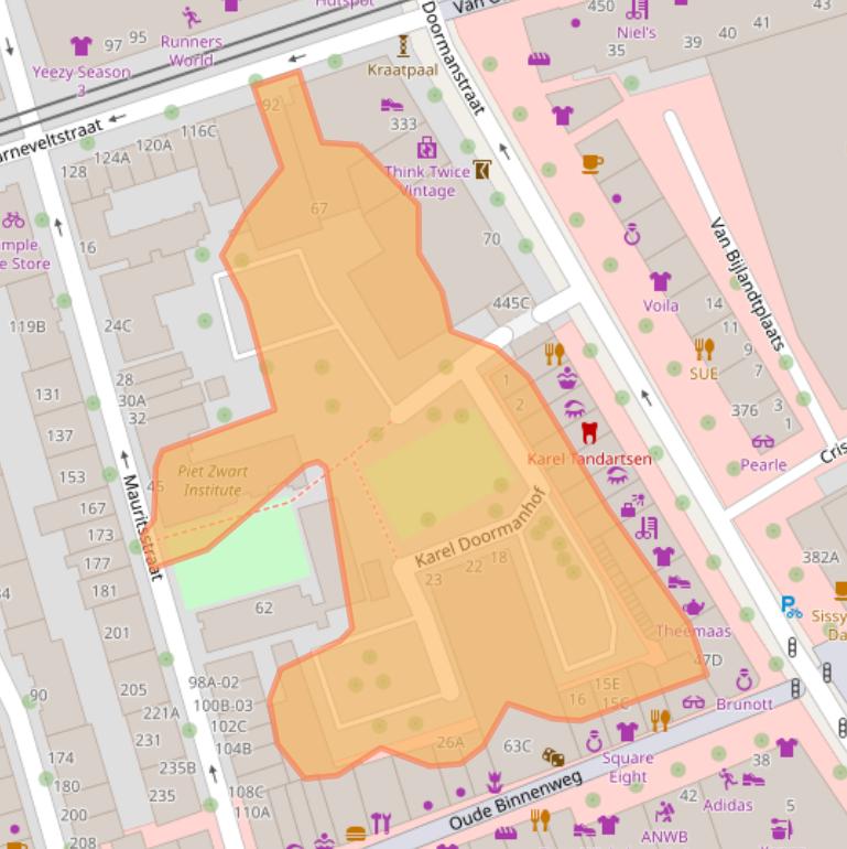 Kaart van postcodegebied 3012GC.