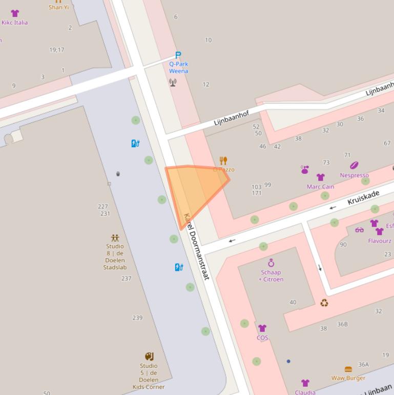 Kaart van postcodegebied 3012GK.