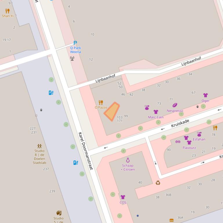 Kaart van postcodegebied 3012GN.