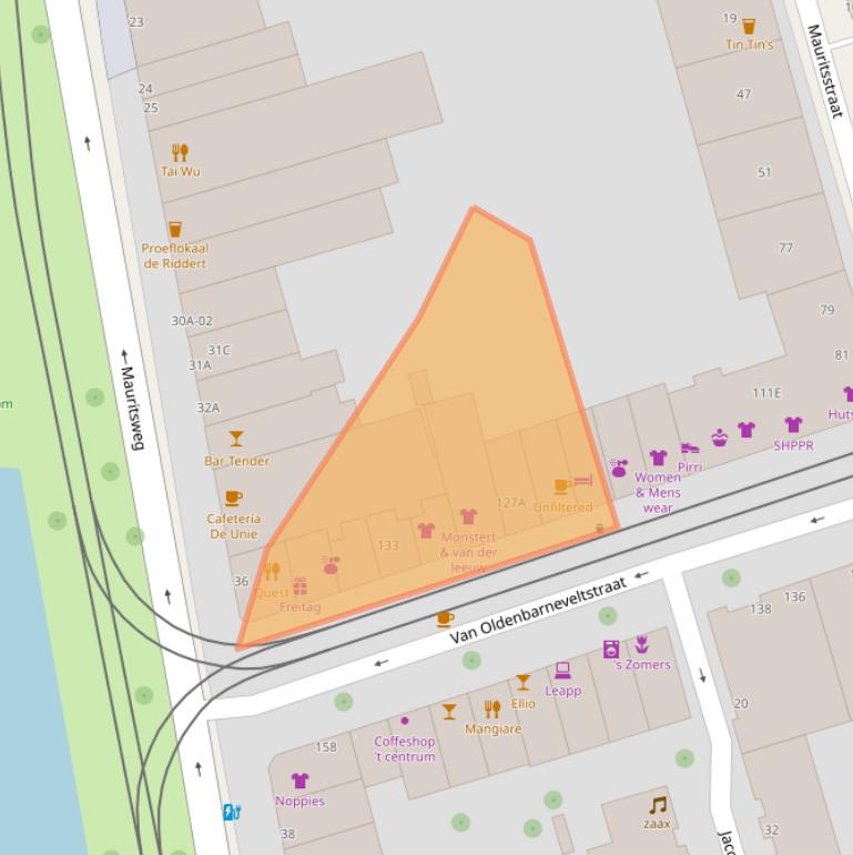 Kaart van postcodegebied 3012GT.