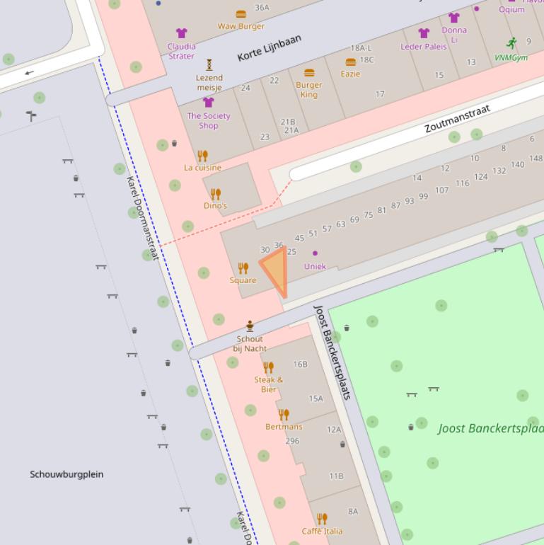 Kaart van postcodegebied 3012HD.