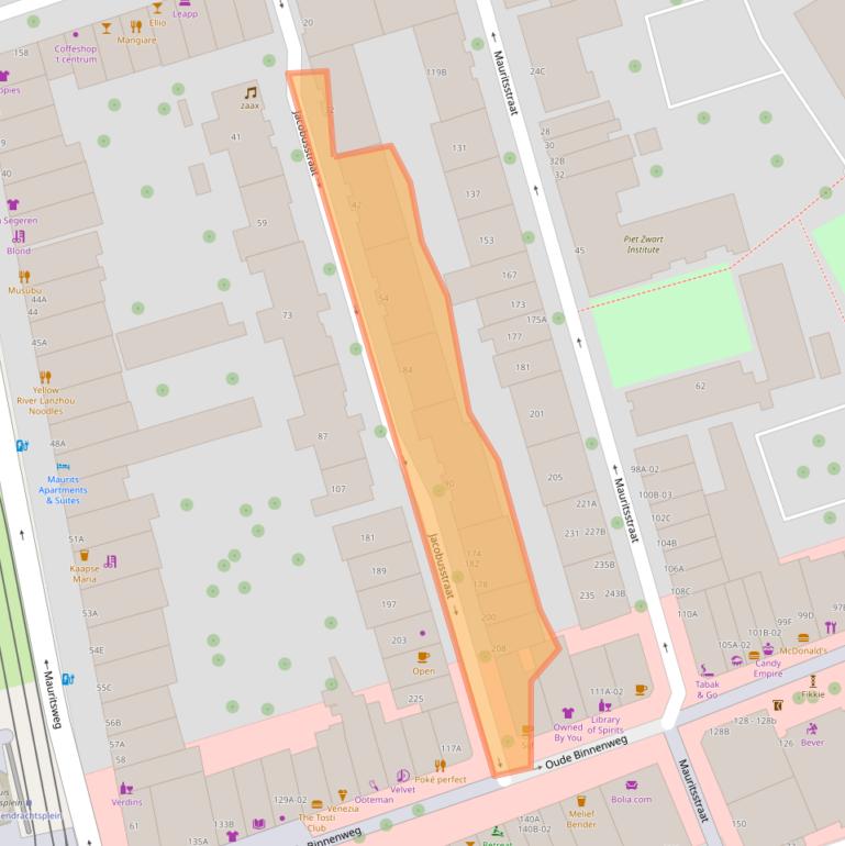 Kaart van postcodegebied 3012JP.