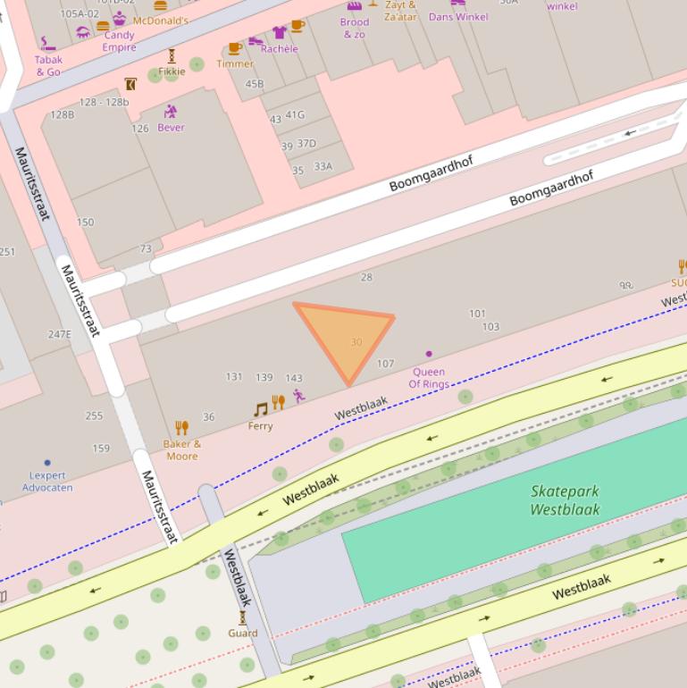 Kaart van postcodegebied 3012KH.