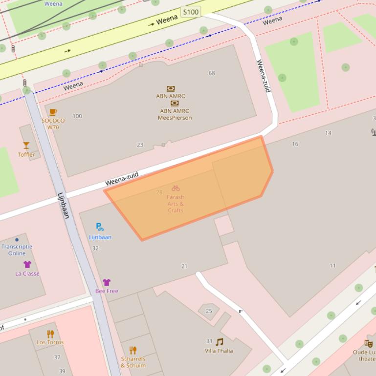 Kaart van postcodegebied 3012NA.