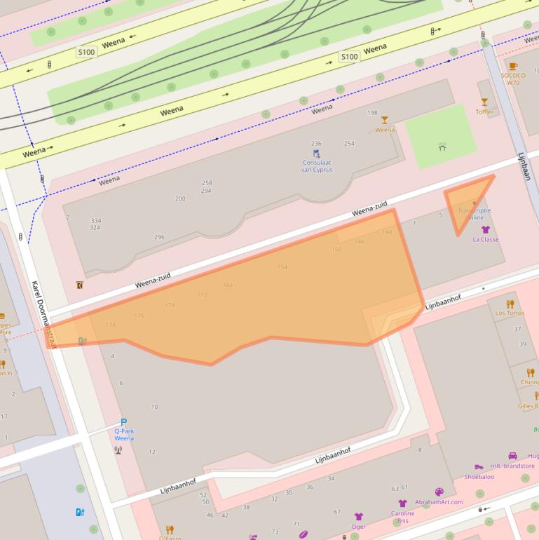 Kaart van postcodegebied 3012NC.