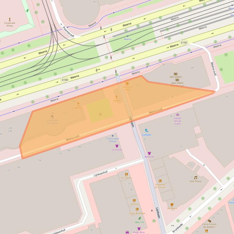 Kaart van postcodegebied 3012NH.