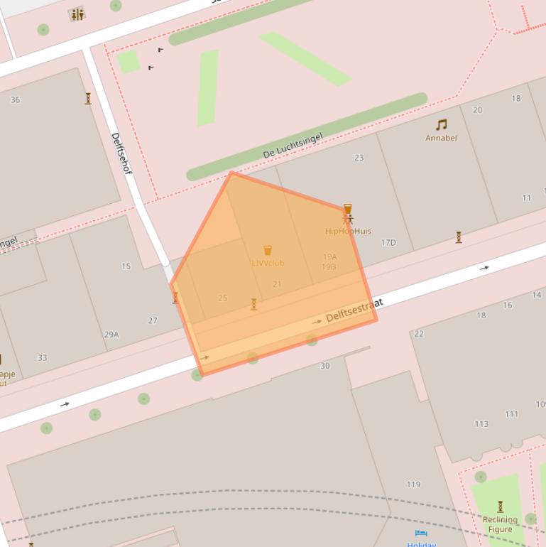 Kaart van postcodegebied 3013AD.