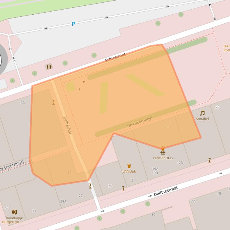 Kaart van postcodegebied 3013AG.