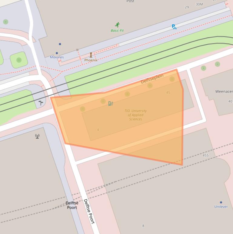 Kaart van postcodegebied 3013BB.