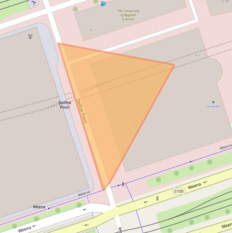 Kaart van postcodegebied 3013BD.