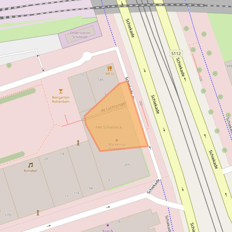 Kaart van postcodegebied 3013BR.