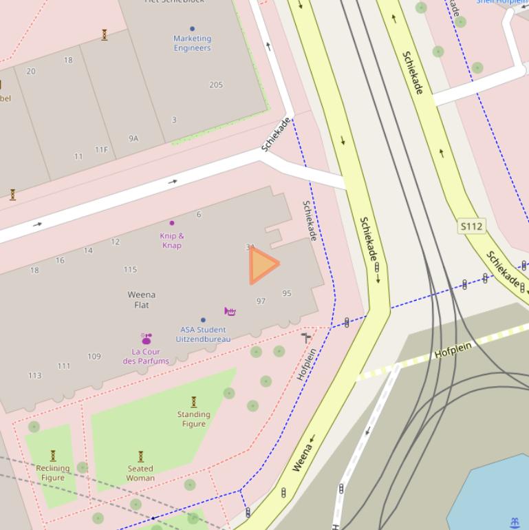 Kaart van postcodegebied 3013CG.