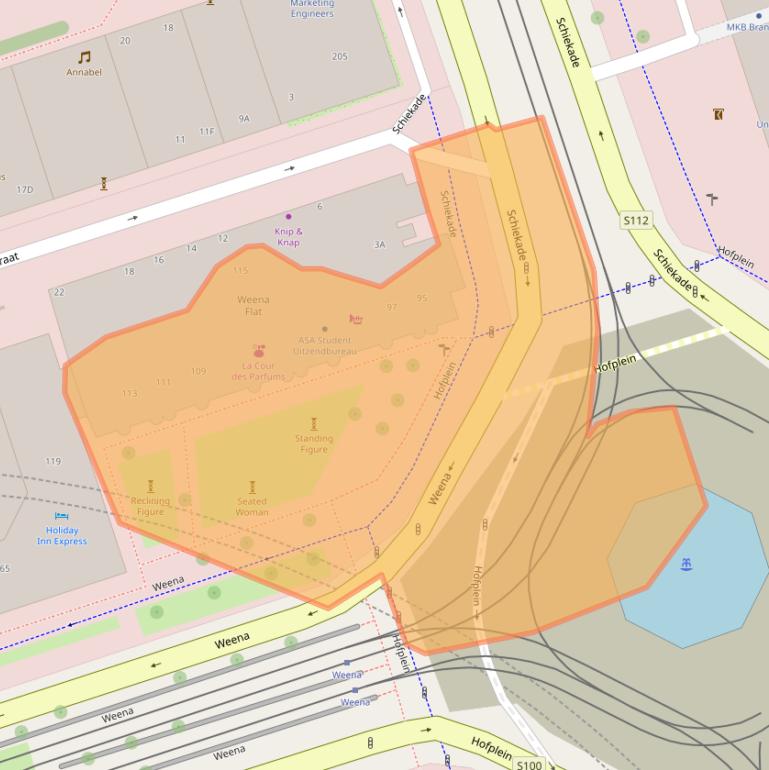Kaart van postcodegebied 3013CH.