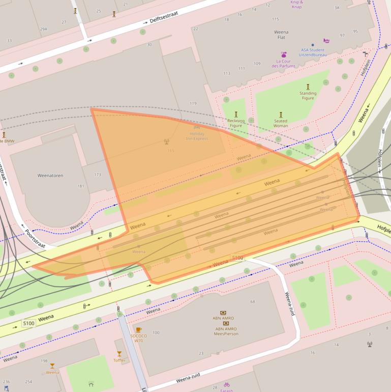 Kaart van postcodegebied 3013CK.