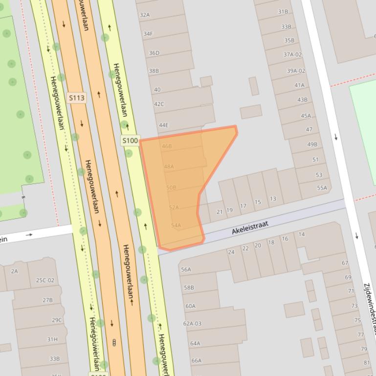 Kaart van postcodegebied 3014CC.