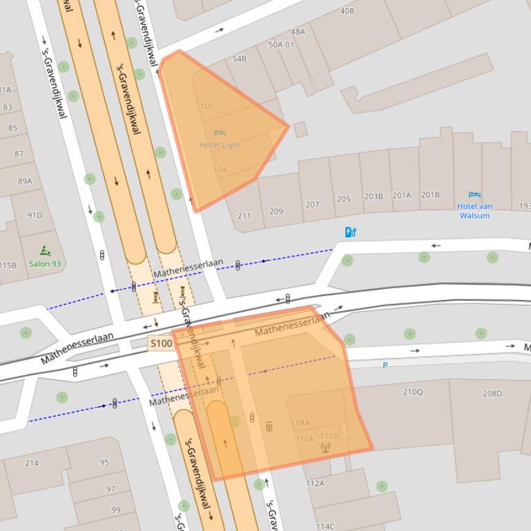 Kaart van postcodegebied 3014EJ.