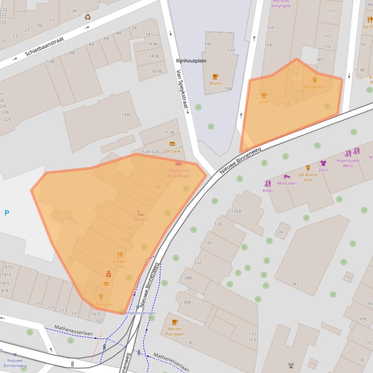 Kaart van postcodegebied 3014GJ.