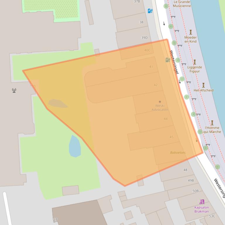 Kaart van postcodegebied 3014GT.