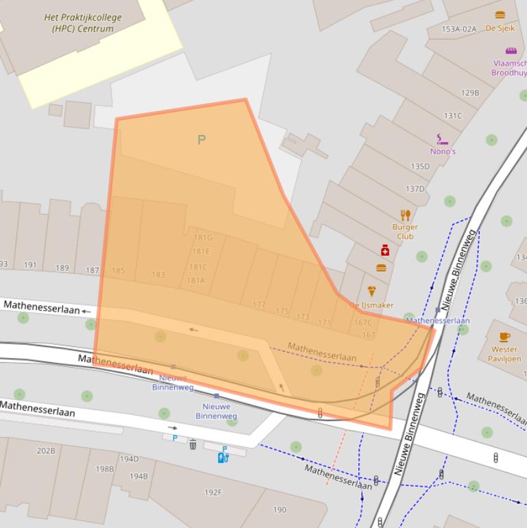 Kaart van postcodegebied 3014HA.