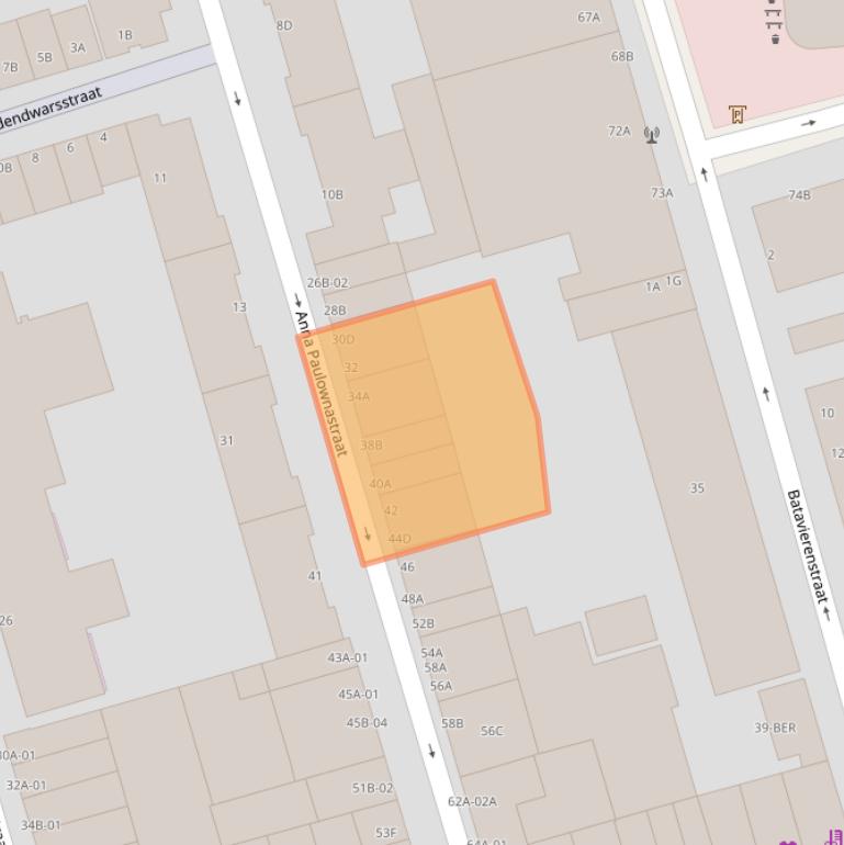 Kaart van postcodegebied 3014JE.