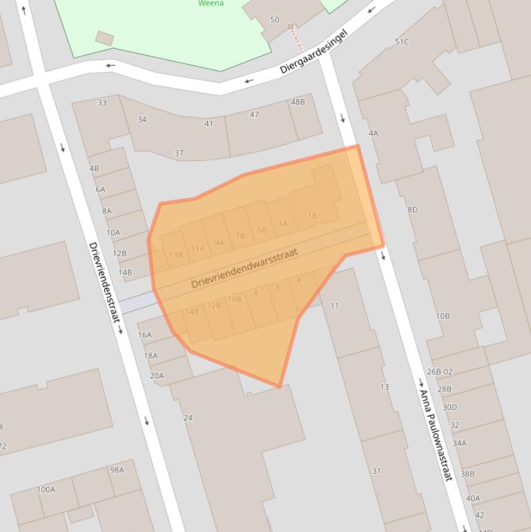 Kaart van postcodegebied 3014JV.