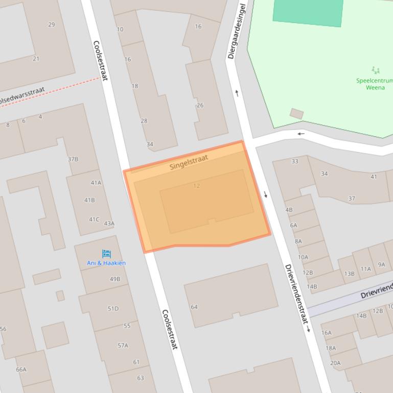 Kaart van postcodegebied 3014JW.