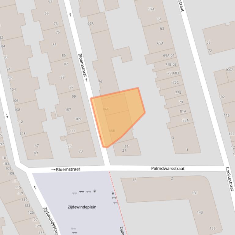 Kaart van postcodegebied 3014KL.