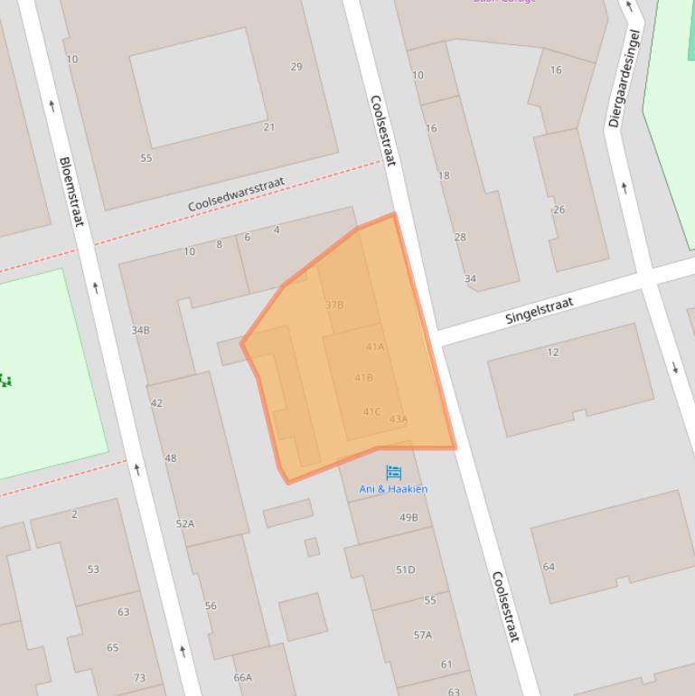 Kaart van postcodegebied 3014LB.