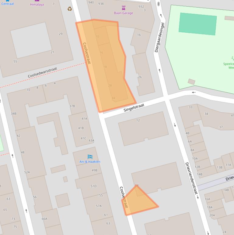 Kaart van postcodegebied 3014LJ.