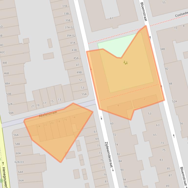 Kaart van postcodegebied 3014NB.