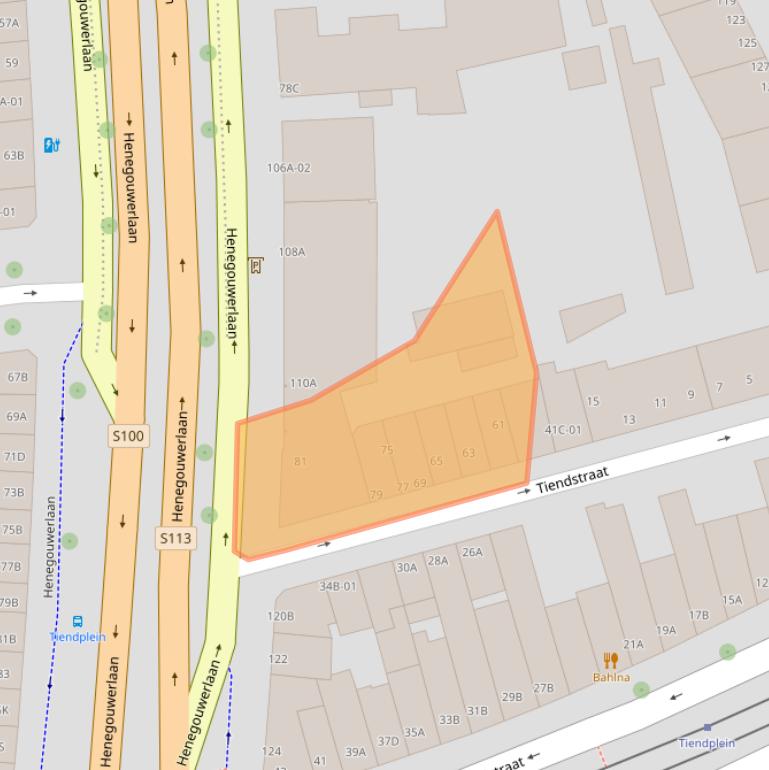 Kaart van postcodegebied 3014NG.