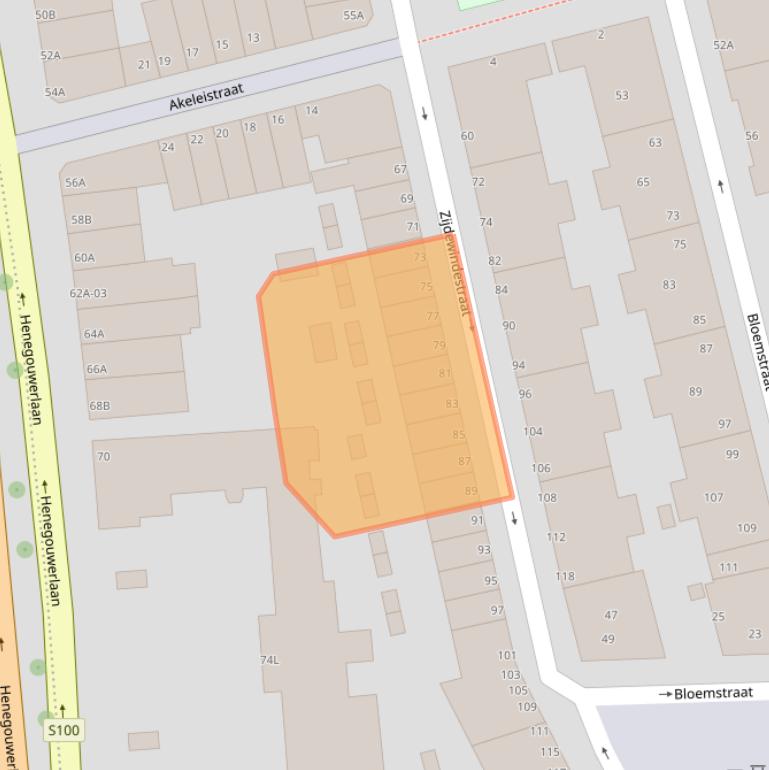 Kaart van postcodegebied 3014NN.