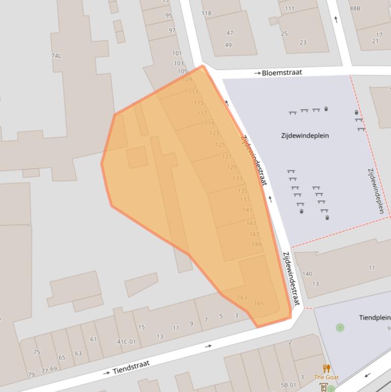 Kaart van postcodegebied 3014NR.